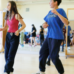 Two young dancers taking part in our Hip Hop and Street Style program