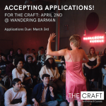 Image of a dancer in front of an audience in a bar setting.