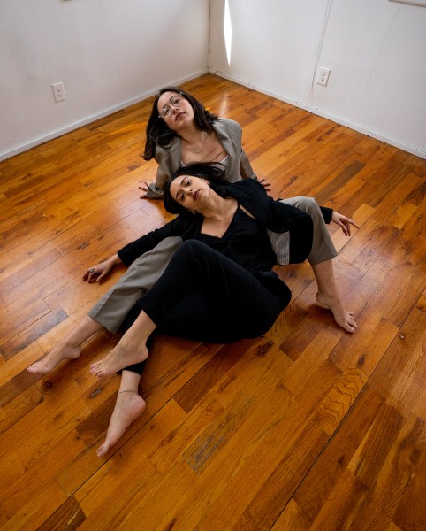 The directors positioned on the floor