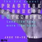 [ID: this is a text graphic that includes a photo in the background. The photo has a bright purple background surrounding a zoom