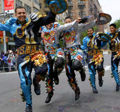 dancers in the NYC Dance Parade
