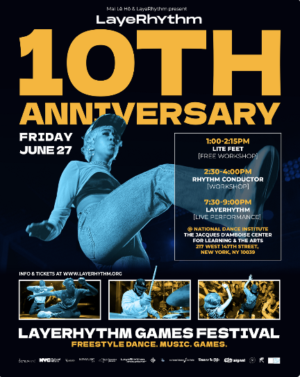 Flyer describing the 10th Anniversary celebration. Created by @don.lov.