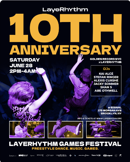 Flyer describing the 10th Anniversary celebration. Created by @don.lov.