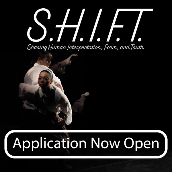 Photo of Emily Aslin and Maya Lam in their 2025 SHIFT work, Dint: Research I