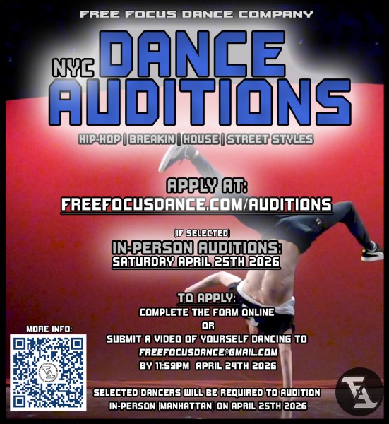 Free Focus Dance Company 2026 Auditions Open Call
