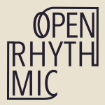 Square logo on a cream background.Text states "Open Rhyth Mic"
