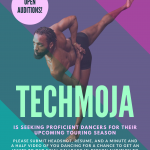 Techmoja Audition is INVITATION ONLY. Applicants should submit a video for review to techmojadance@gmail.com by December 11th, 2