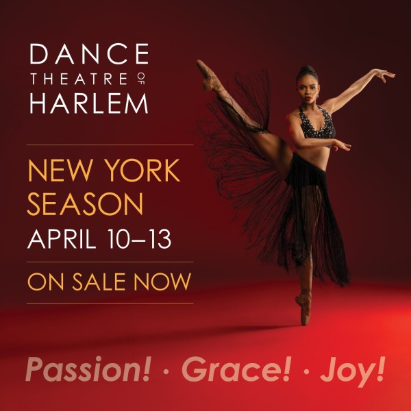 DTH Company Artist Alexandra Hutchinson on pointe. Leg extended. 