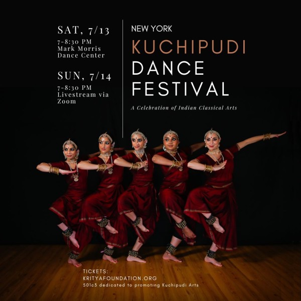 Kuchipudi Dancers posing as temple sculptures 