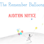 An illustrated young boy character in grey scale holding colorful balloons chases after one flying away.