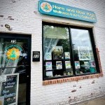 Photo of studio store front.