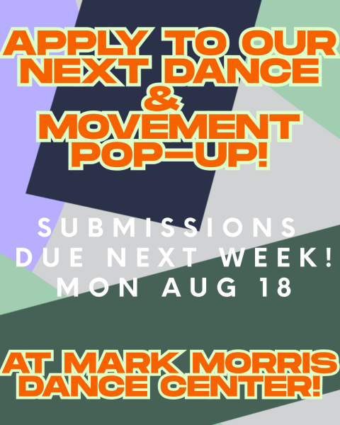 Sign announcing applications due on Mon Aug 18