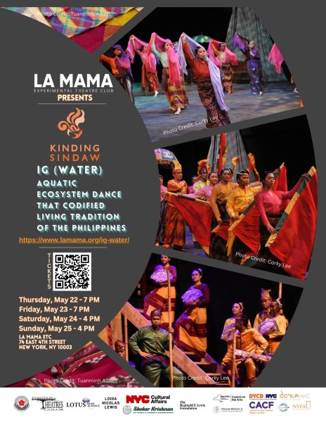 Kinding Sindaw + La MaMa May 2025 Production: Ig (Water)