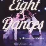 Dancers move in between the title Eight Dances 