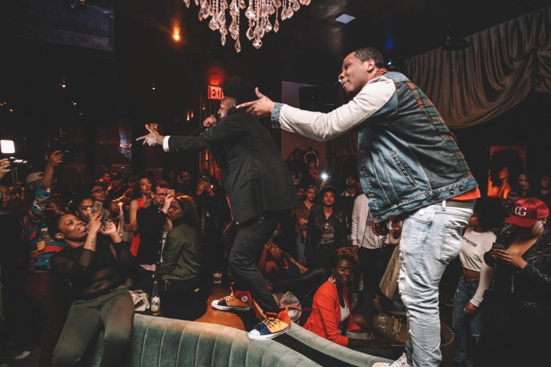 In Living Creatives Party artists perfomance