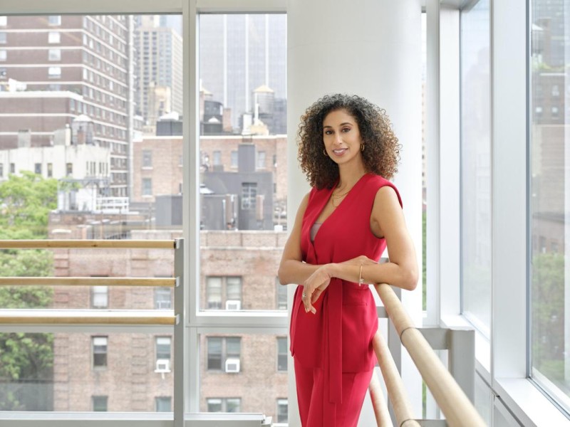 Alicia Graf Mack in the Ailey studios