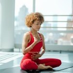 Photo of Pilin Anice in the Ailey studios 