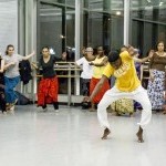 Photo of dancers in Ailey Extension class 