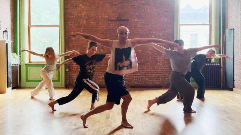 Video still from previous class session