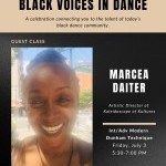 Photo of Marcea T. Daiter with text next to the image