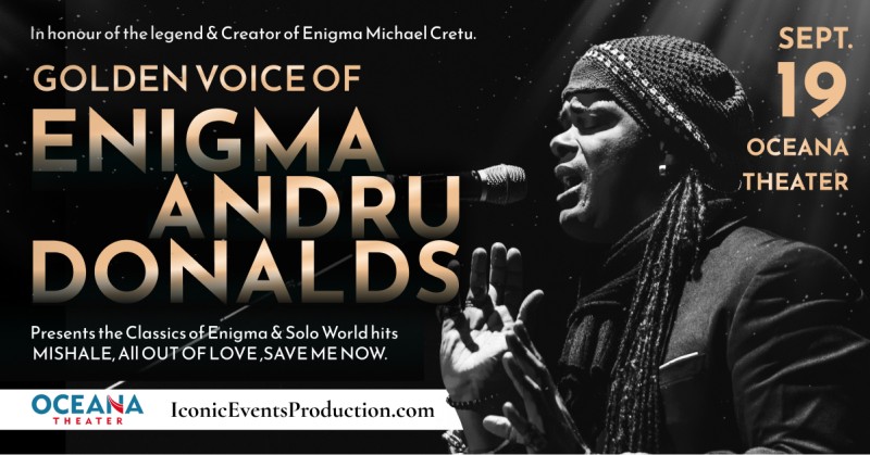 Andru Donalds Golden Voice of ENIGMA - Live in NYC Sept.19th
