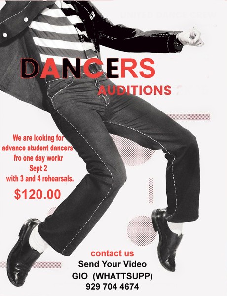 DANCER AUDITION