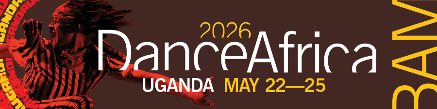 Photos of a Ugandan dancer. DanceAfrica returns to BAM May 22nd through 25th.