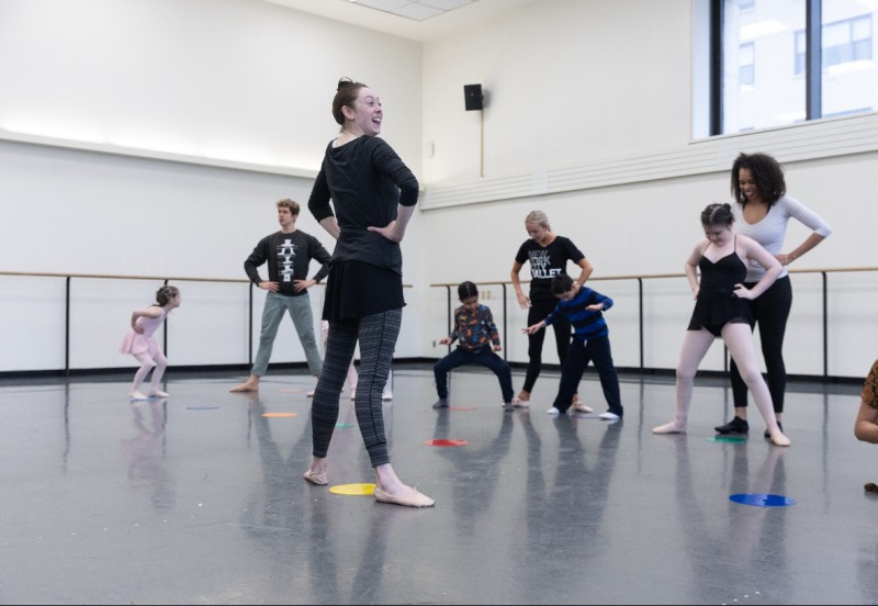 Participants in New York City Ballet Rehearsal Studios 