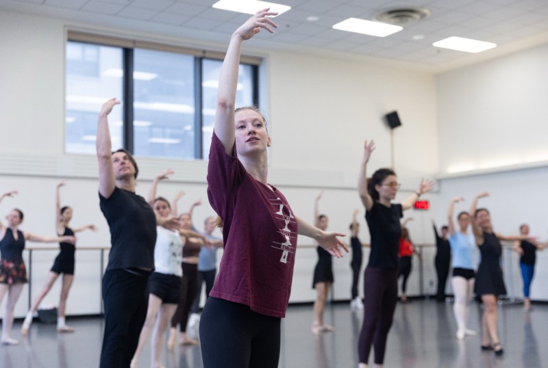 Participants in New York City Ballet Rehearsal Studios 