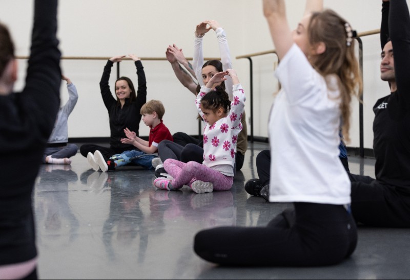 Participants in New York City Ballet Rehearsal Studios 