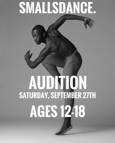 Audition Flyer featuring owner of SMALLSDANCE. AMAR SMALLS