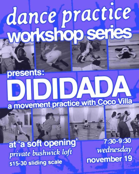 dance practice workshop series - DIDIDADA with Coco Villa