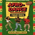 Afro-Dance: Afrobeats Dance Class & Happy Hour