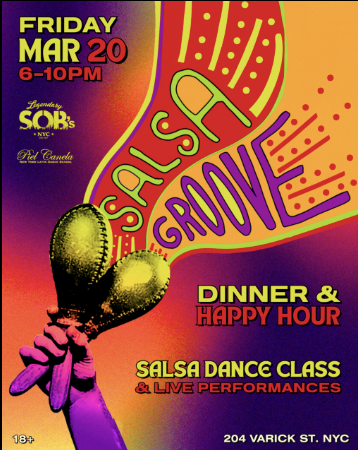 Salsa Groove Dance Class & Happy Hour