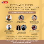  Images shows 7 Latinx Dance Artists & festival directors, who make up featured panel 