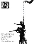 Dancer in an arabesque being lifted by other dancers reaching up