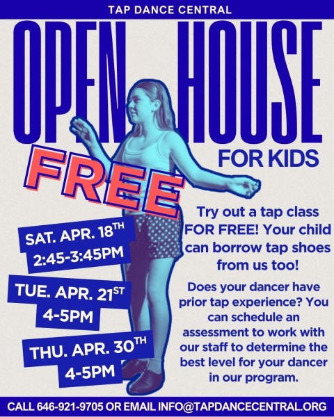 Open House: Free Tap Class for Kids at Tap Dance Central