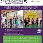 This is a flyer about the paid training for dance educators