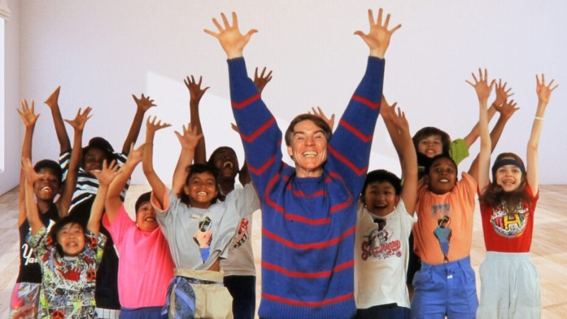 Jacques d'Amboise and dancing children 