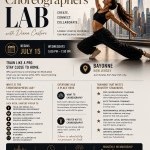 Weekly pro choreography lab. Wednesdays 5&ndash;7 PM &bull; Bayonne &bull; $40/month. ?