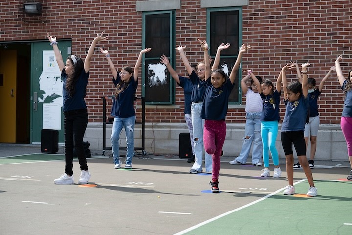 Students at PS 83 bronx