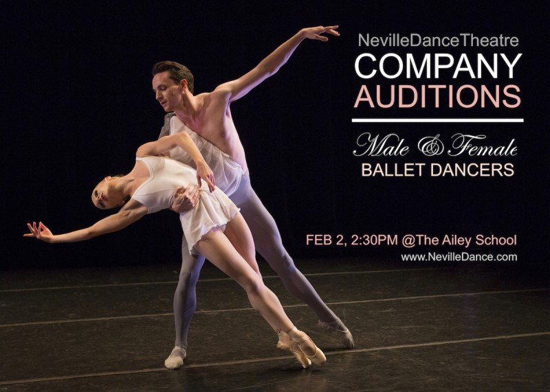 Neville Dance Theatre Auditions