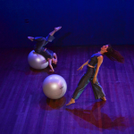 Two dancers perform Eva Dean Dance BOUNCE Repertory