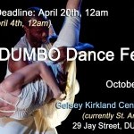 2015 DUMBO Dance Festival - Call for Choreographers