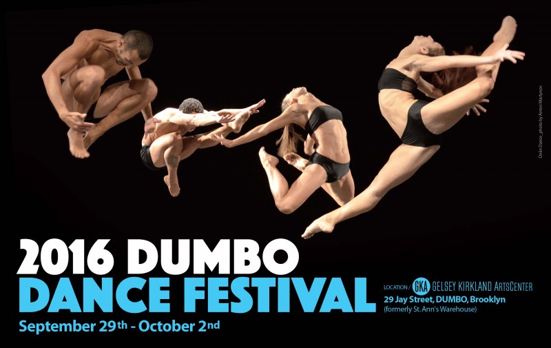 2016 DUMBO Dance Festival poster