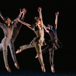 Group of dancers jumping