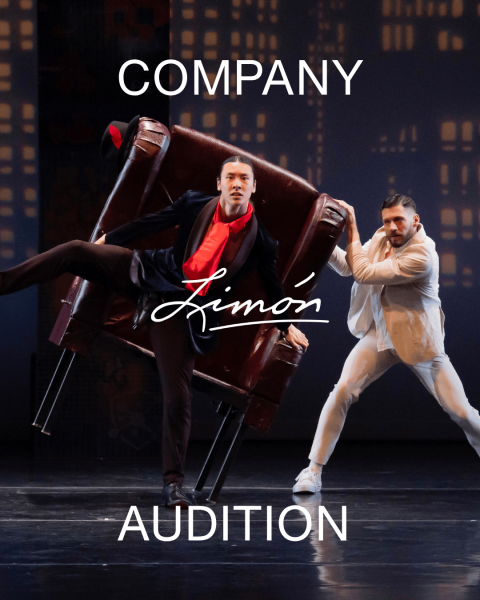 Company members Joey Columbus and Johnson Guo performing 'The Emperor Jones' at The Joyce Theater