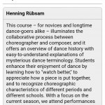 Dance techniques and choreographic characteristics