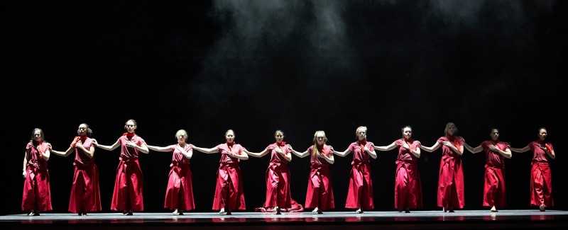 SMU dancers performing HEROES