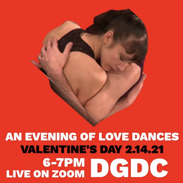 Photograph of Stacy Martorana from Daniel Gwirtzman Dance Company in a Heart Shape